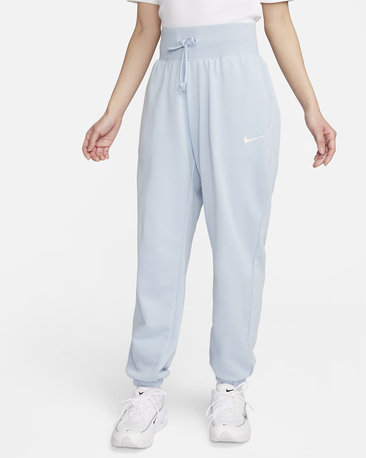 Nike Sportswear Phoenix Fleece 女款高腰寬版毛圈布運動褲