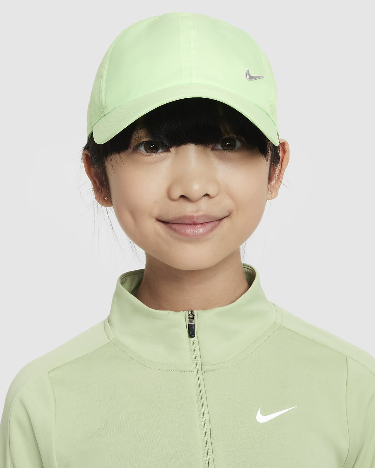 Nike Dri-FIT Club ustrukturert caps med Swoosh-logo i metall til barn