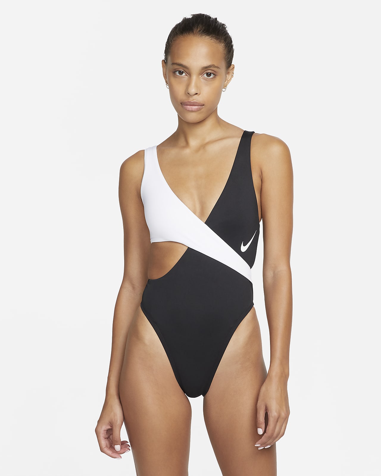 Nike Color Block Crossover zwempak voor dames