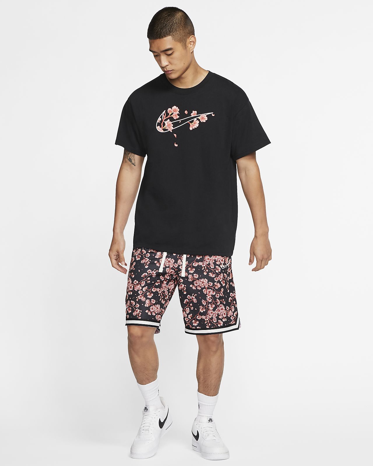 nike floral shirt mens