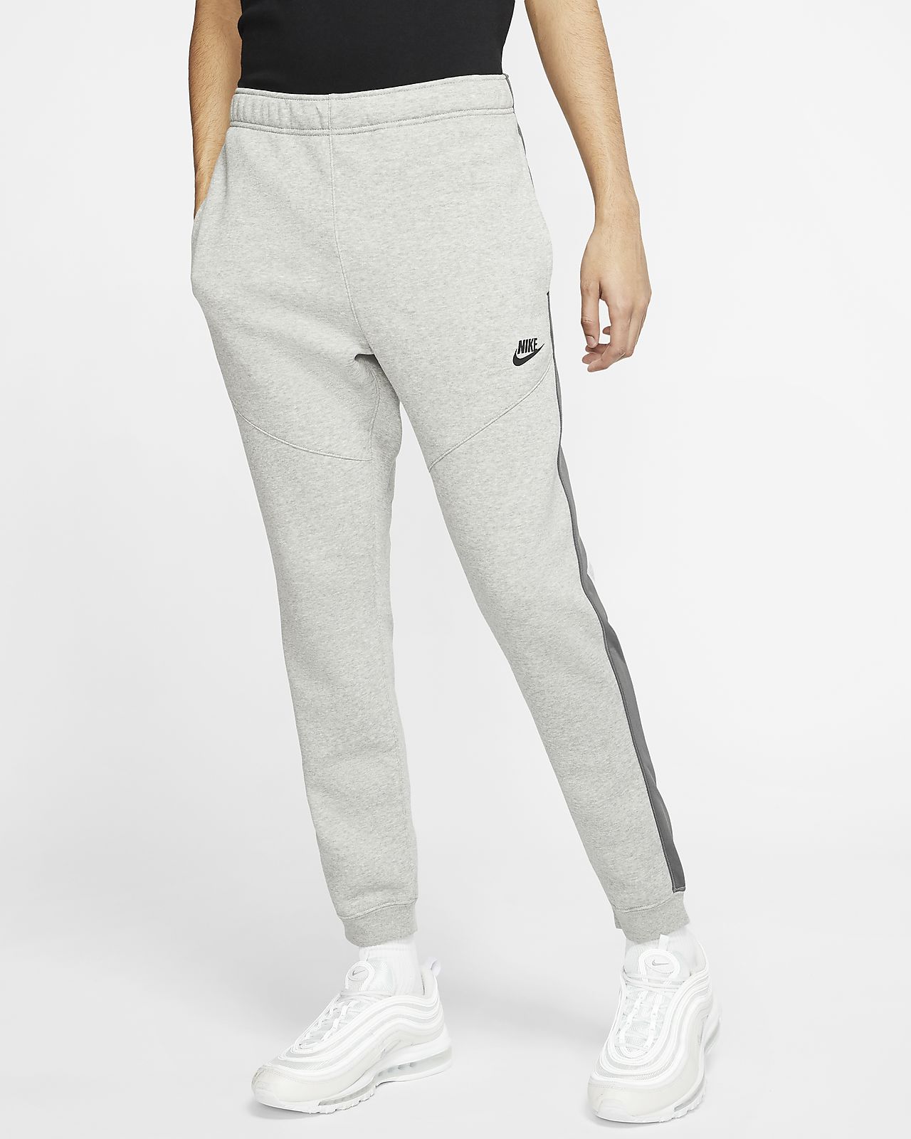 mens fleece nike joggers