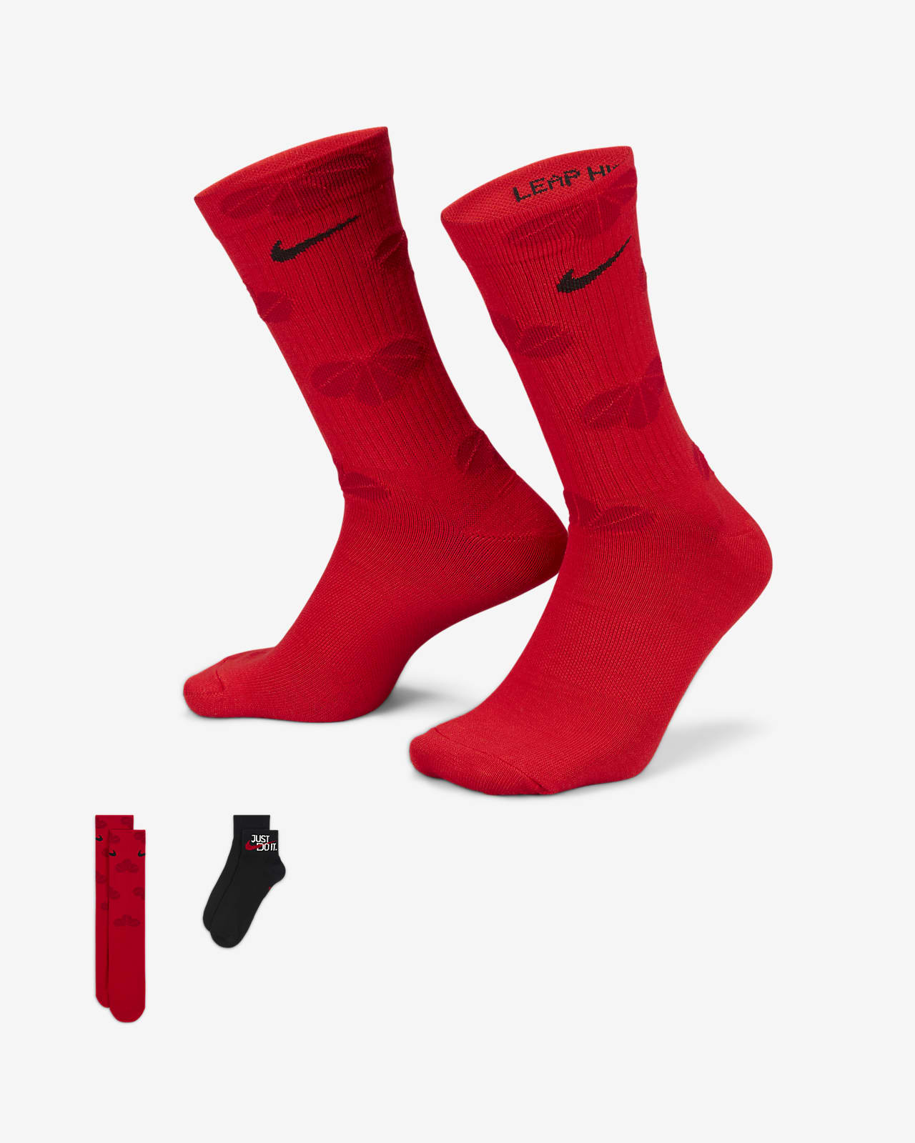 Nike Everyday Essentials Multi-Height Socks (2 Pairs)