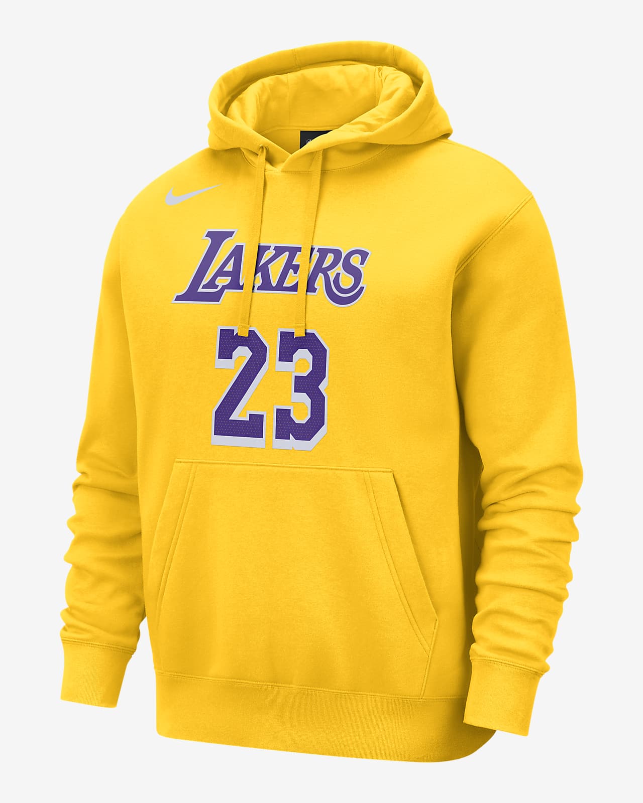 Hoodie pullover NBA Nike Los Angeles Lakers Club para homem