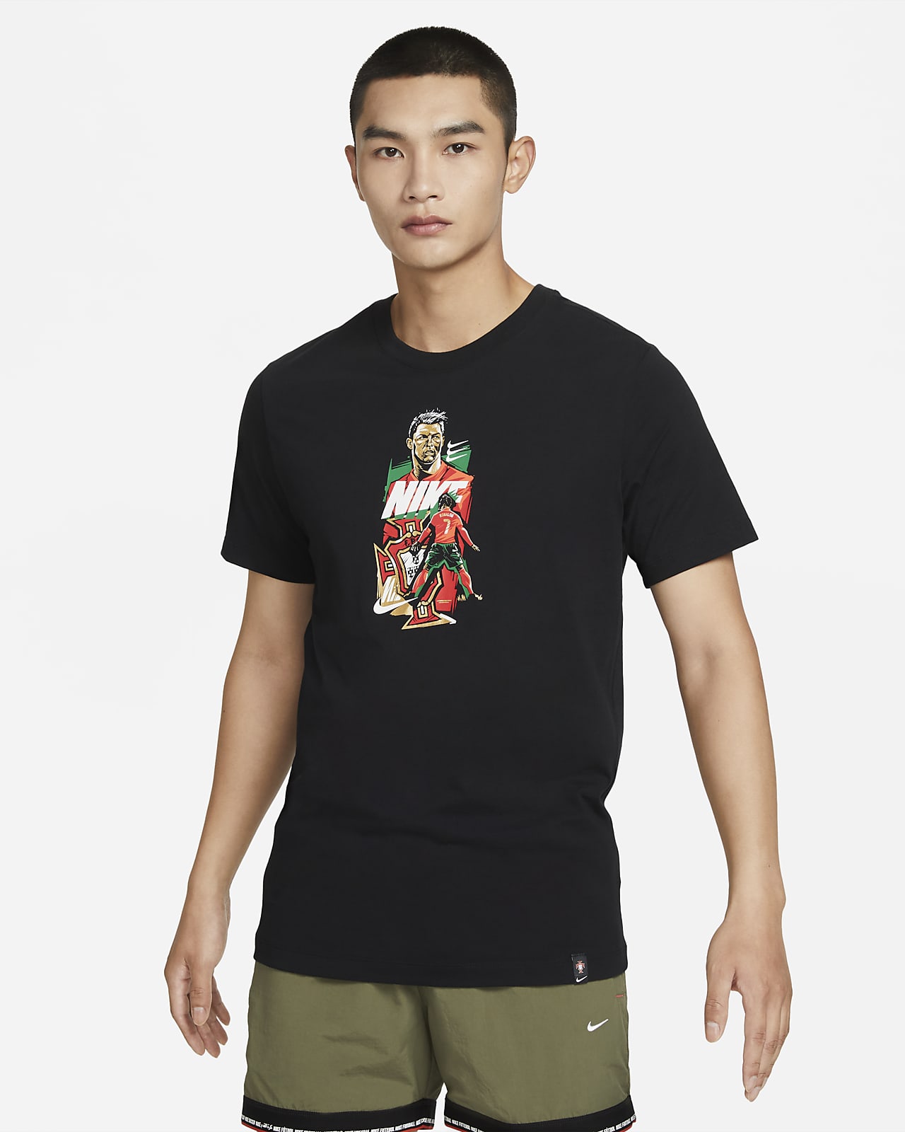 Portugal Men's Player T-Shirt. Nike VN