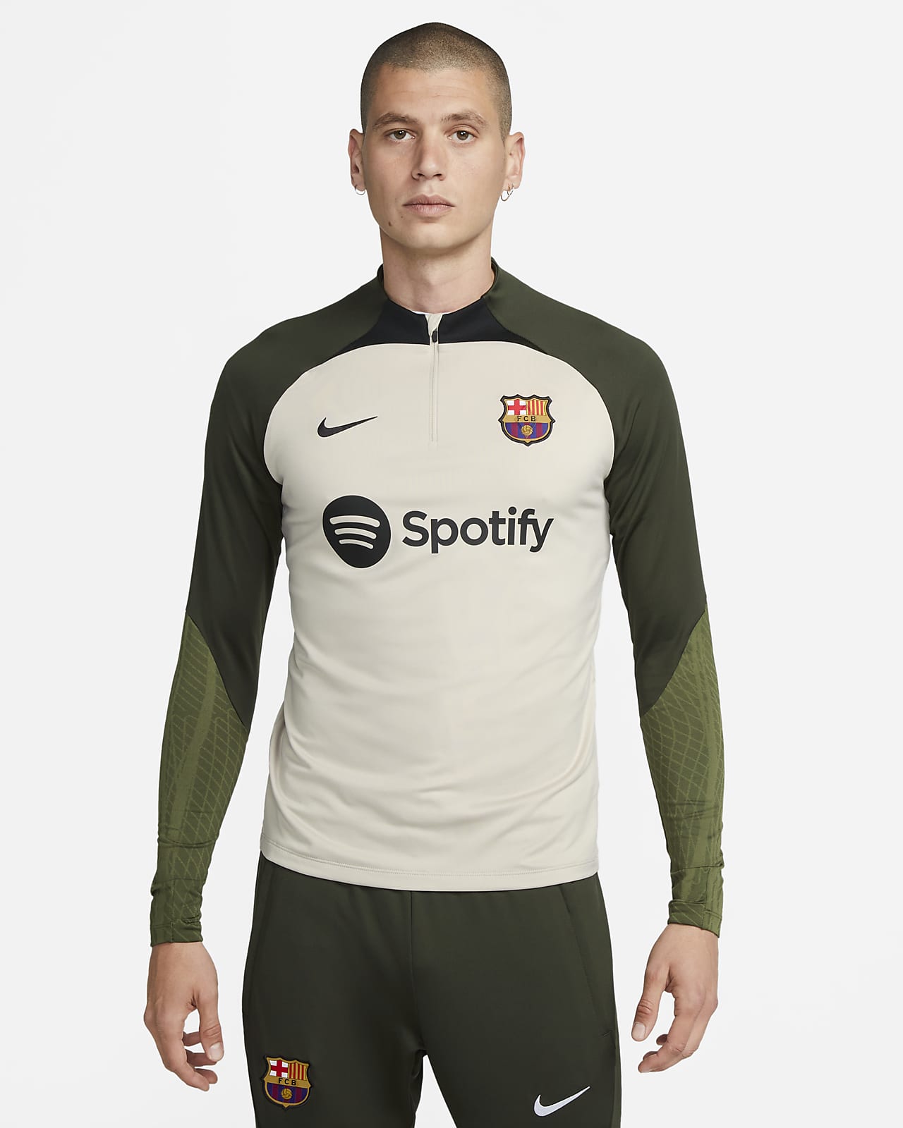 Męska treningowa koszulka piłkarska FC Barcelona Strike Nike Dri-FIT