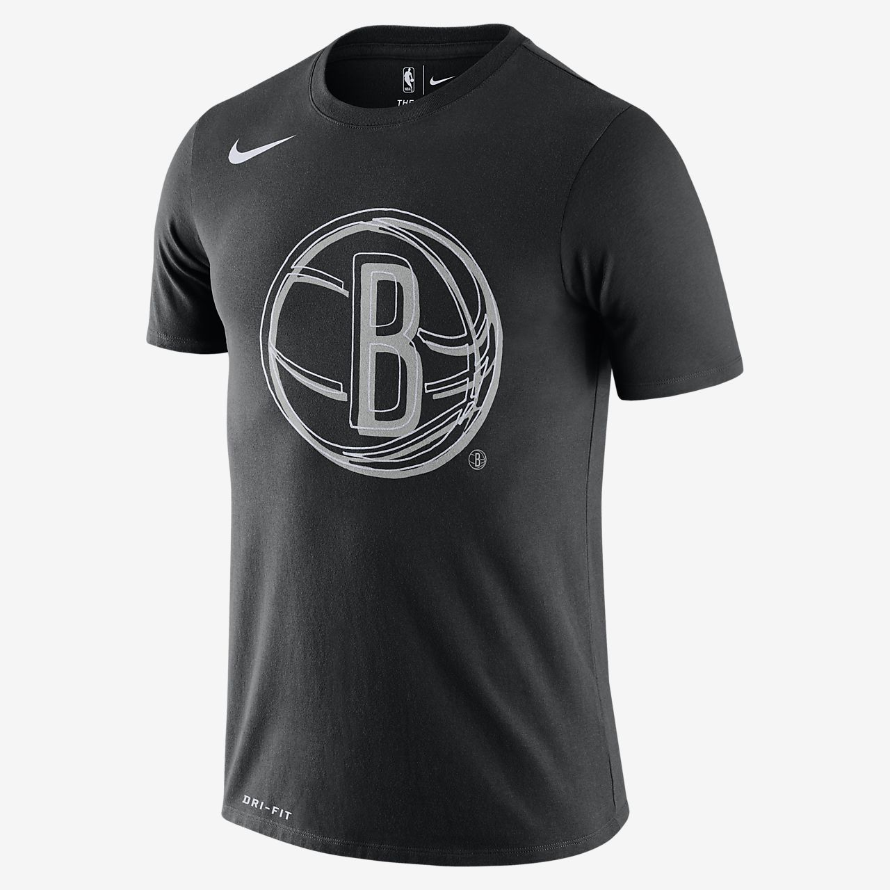 Download Brooklyn Nets Logo Men's Nike Dri-FIT NBA T-Shirt. Nike CA