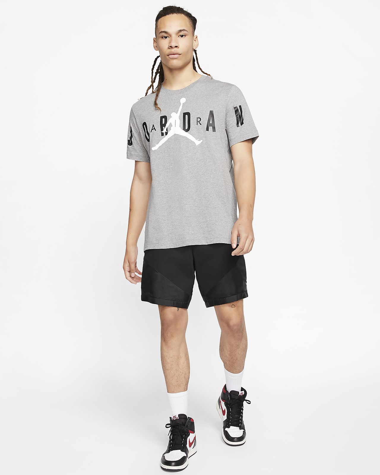 Kortärmad tröja Jordan Stretch med rund hals för män. Nike SE Kortärmad tröja Jordan Stretch med rund hals för män. Nike SE