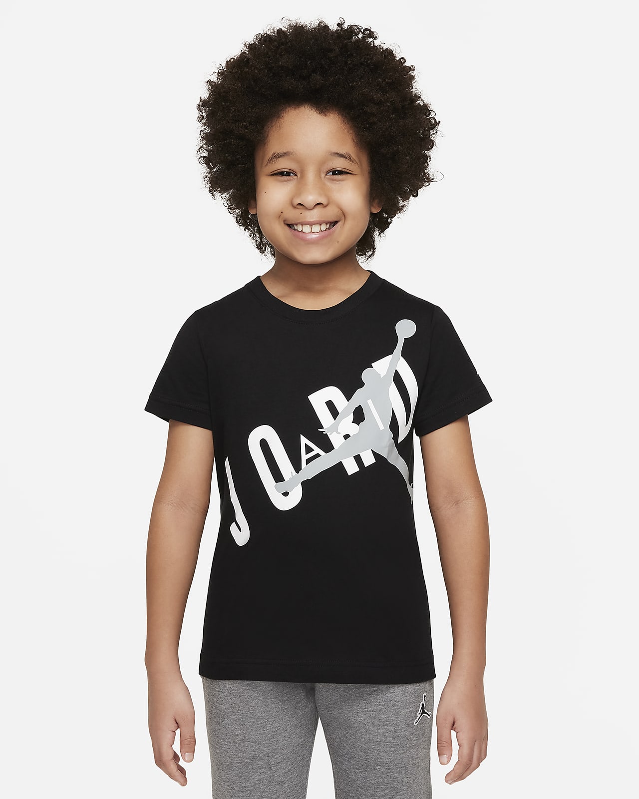 Jordan Throwback grafik-t-shirt til mindre børn