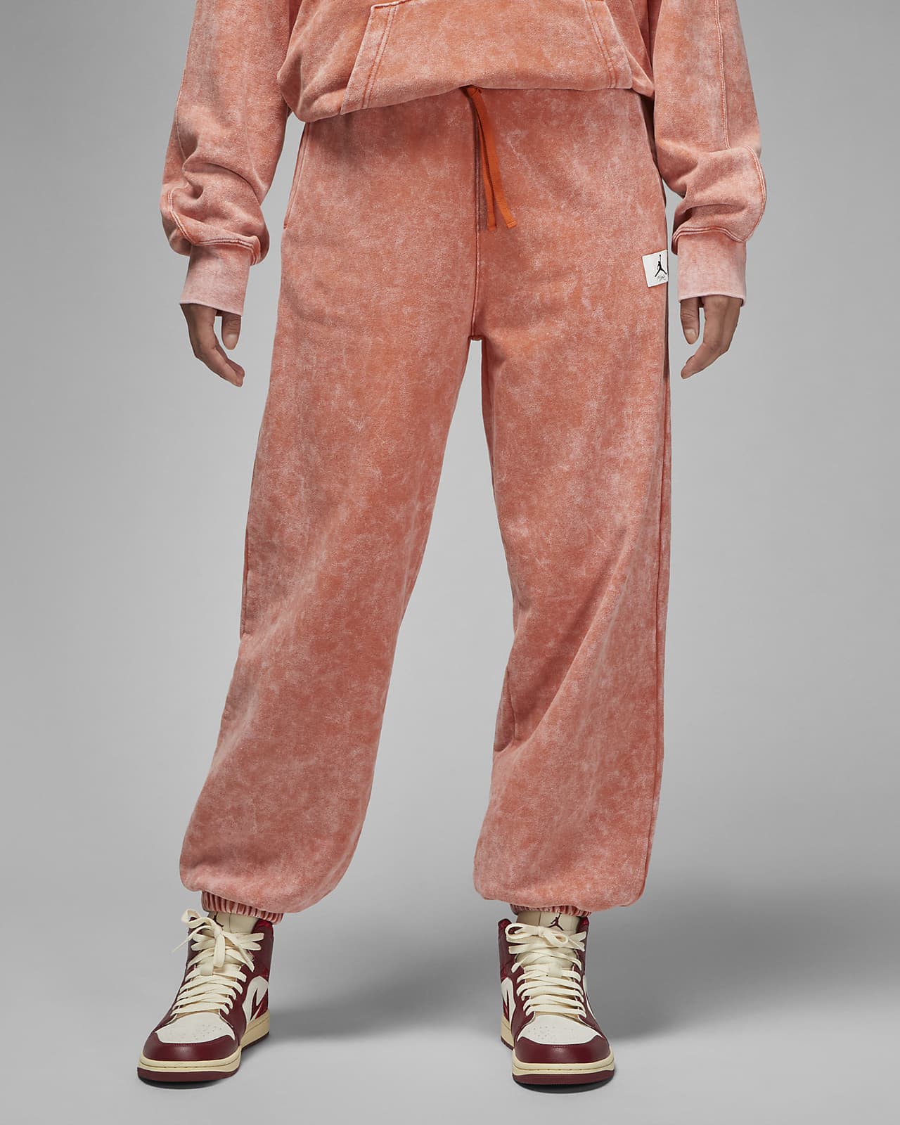 Jordan Flight Women's Washed Fleece Trousers. Nike AE