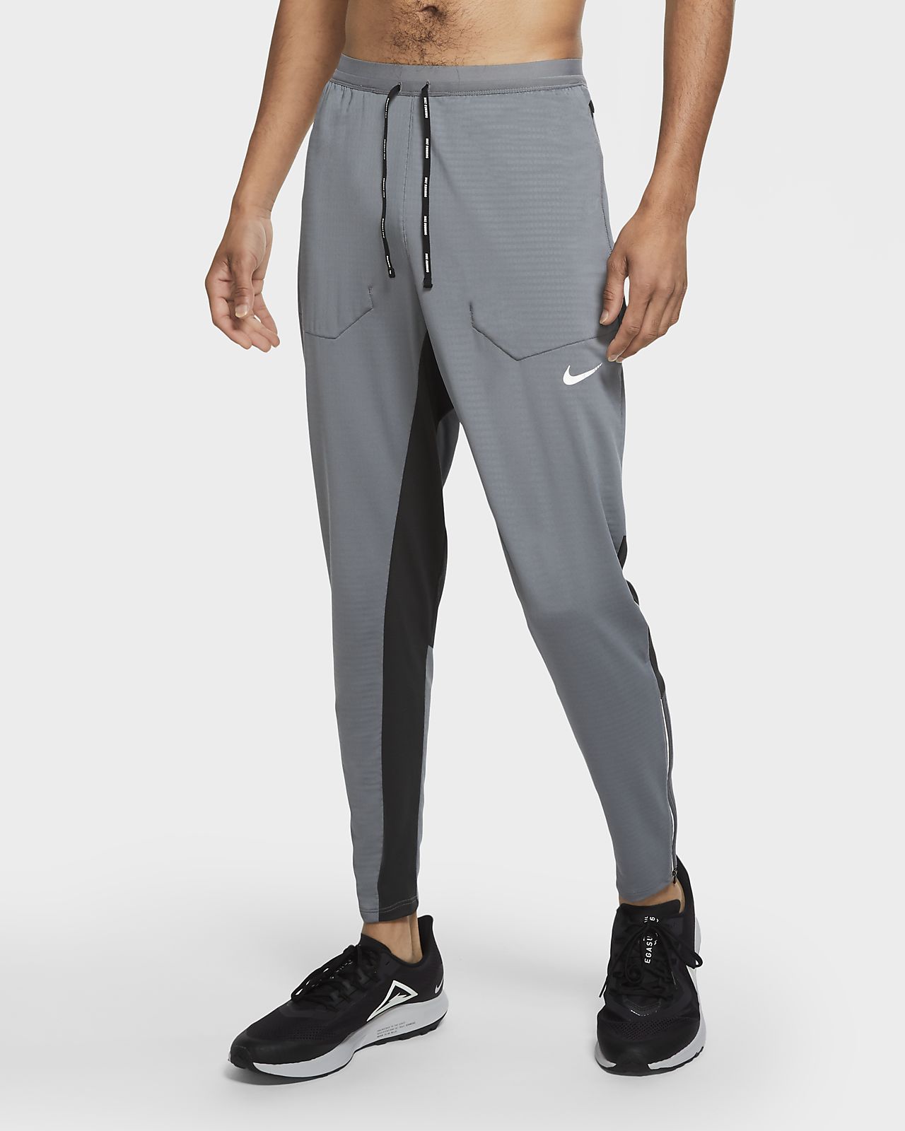 nike knit running trousers