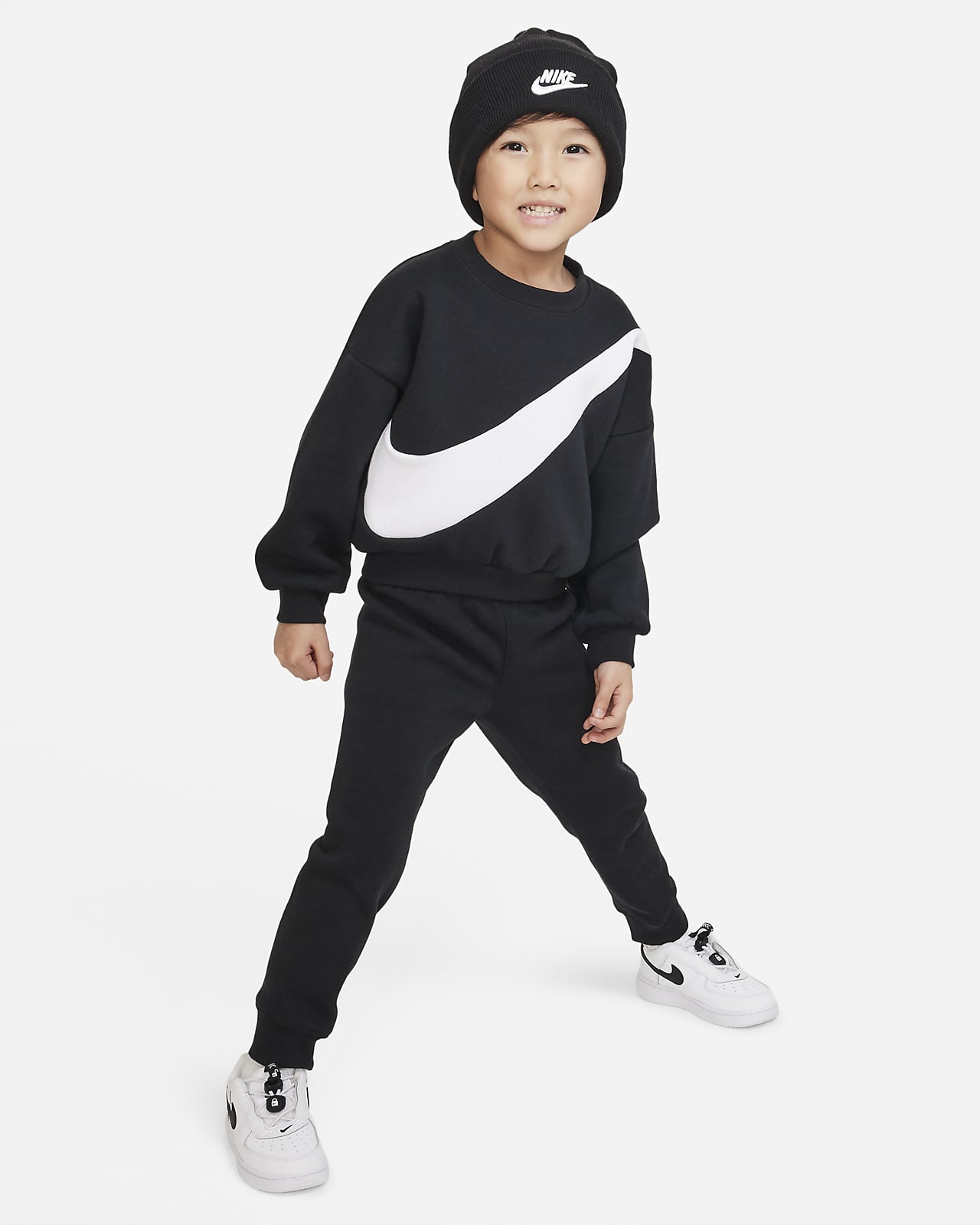 Nike Swoosh Essentials Fleece Set Little Kids' Set. Nike JP