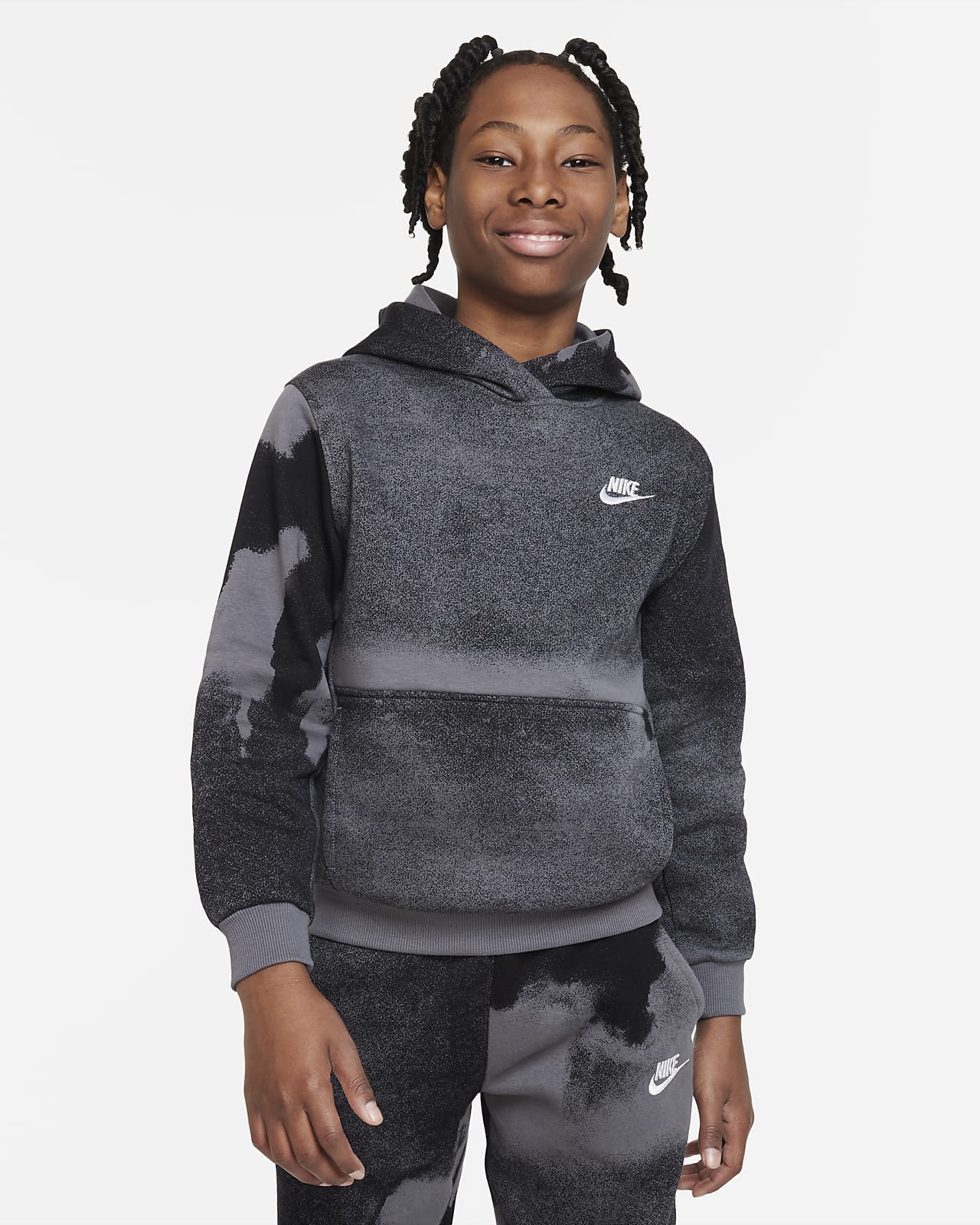 Nike Sportswear Club Fleece Big Kids' Pullover Hoodie