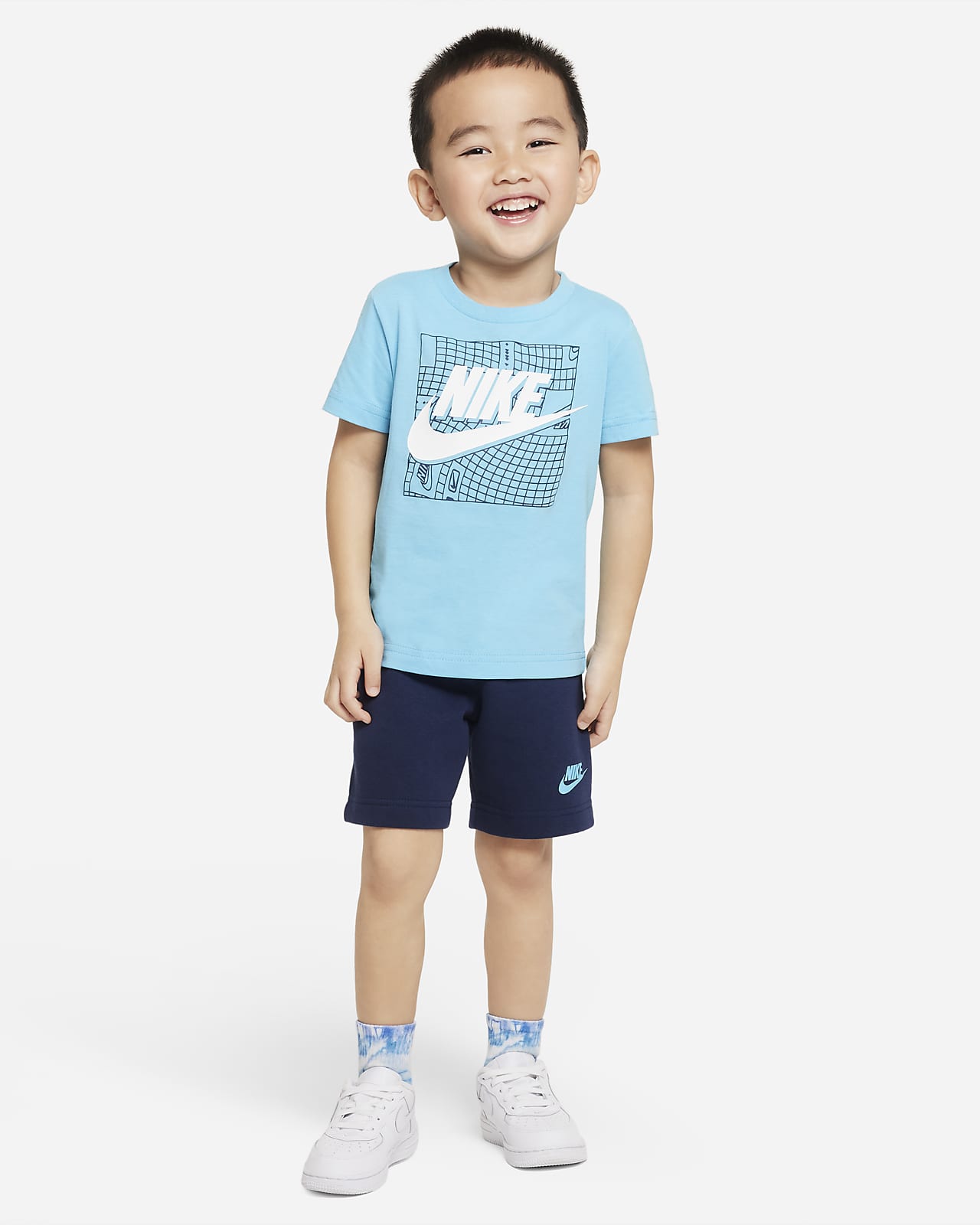 Conjunto infantil de shorts Nike Sportswear Club