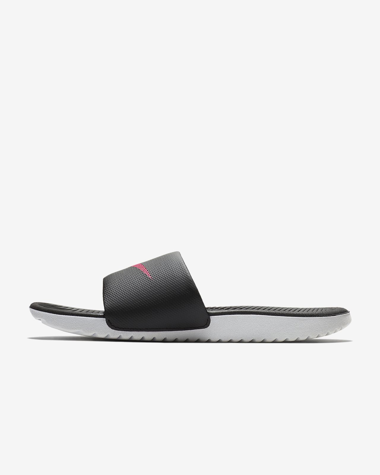 nike women's kawa slide grey