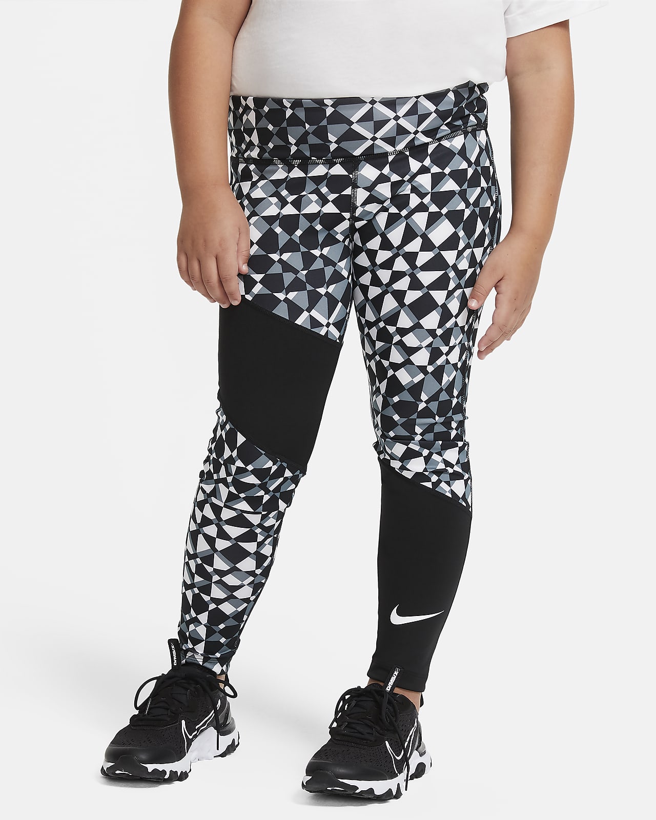 nike power printed training tights