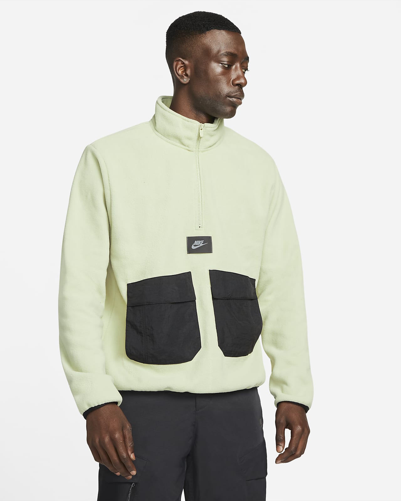 Sweat à capuche à demi-zip en tissu Fleece Nike Sportswear Therma-FIT pour Homme