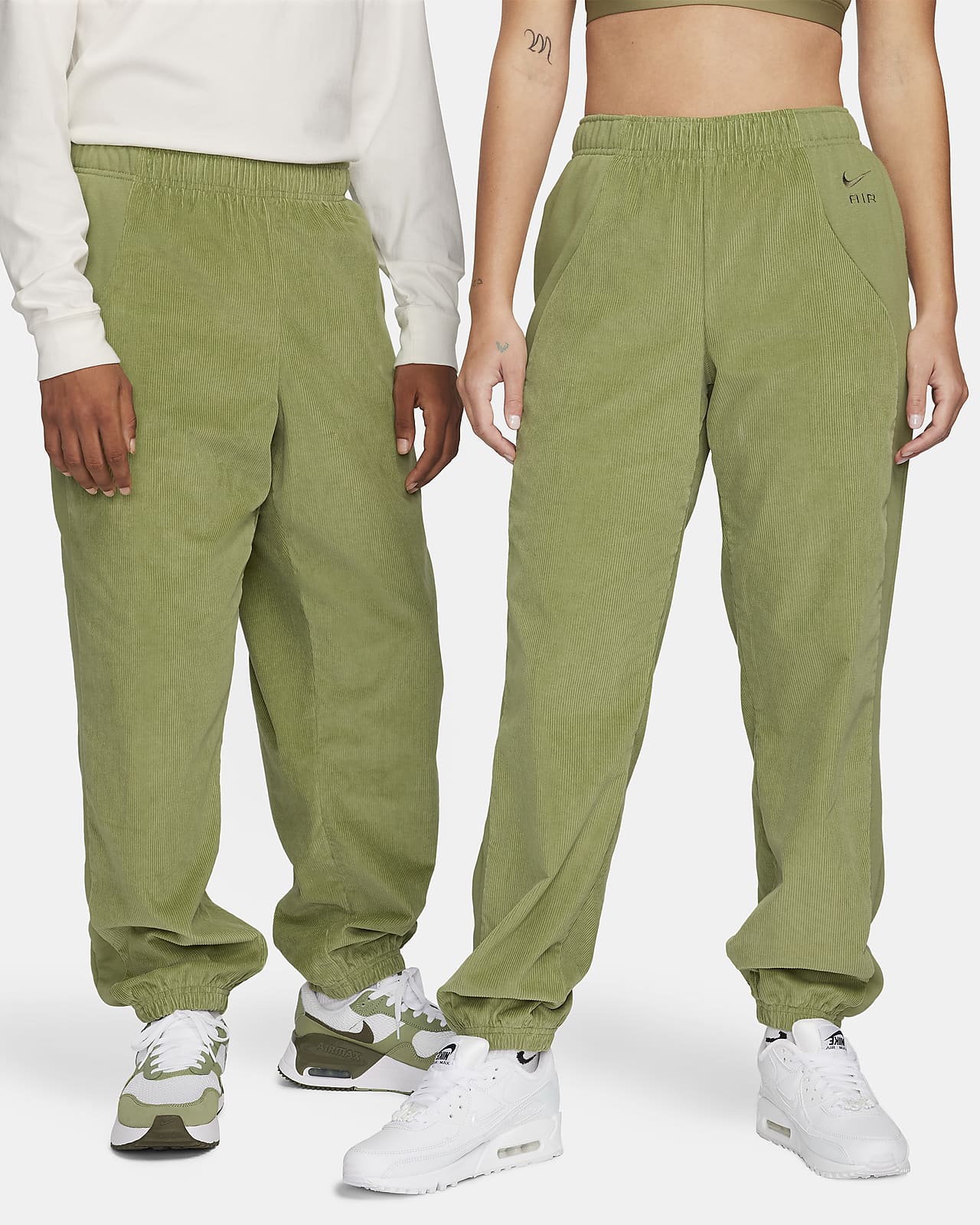 Nike Air Women's High-waisted Corduroy Fleece Trousers