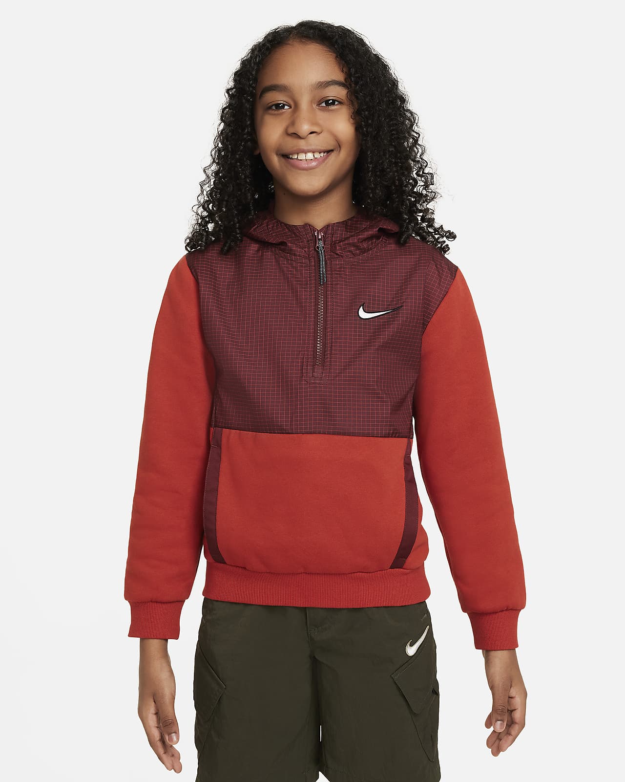 Nike Outdoor Play EasyOn Big Kids' Fleece Hoodie