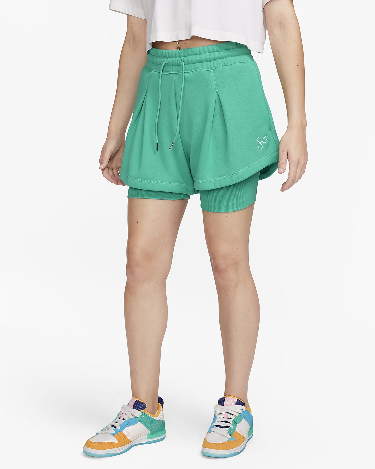 Shorts de 8 cm para mujer Serena Williams Design Crew