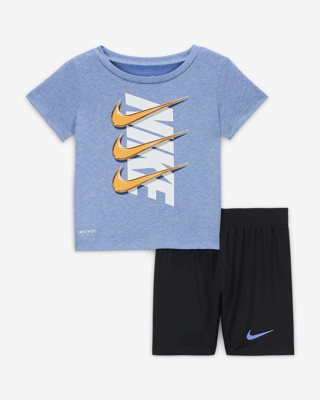 Nike Dri-FIT Dropset Baby (12-24M) Shorts Set