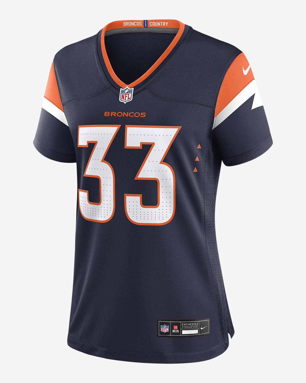 Javonte Williams Denver Broncos Women's Nike NFL Game Football Jersey