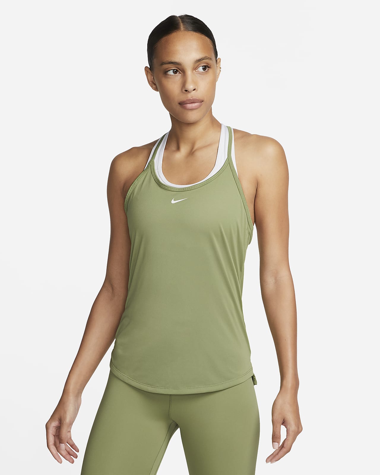Camiseta de tirantes de ajuste estándar para mujer Nike Dri-FIT One Elastika