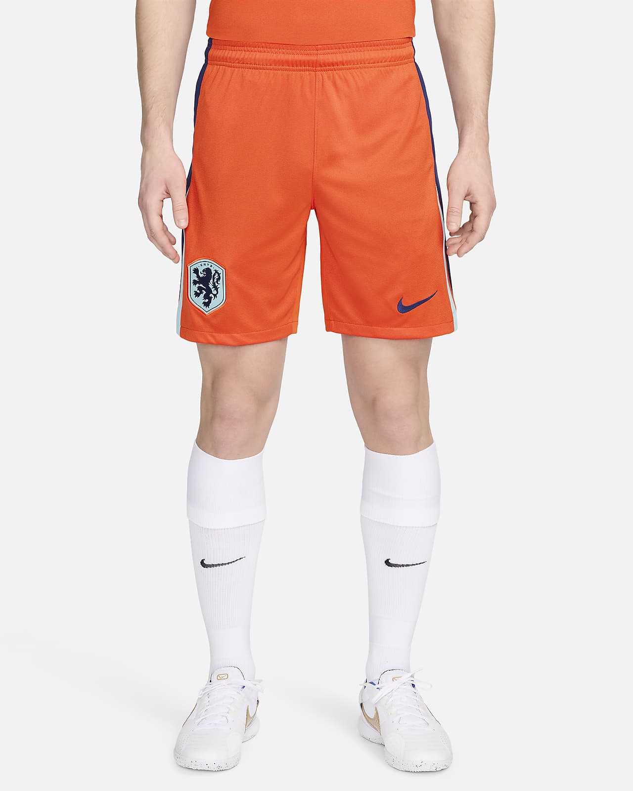 Calções de futebol de réplica Nike Dri-FIT do equipamento principal Stadium Países Baixos 2024 para homem
