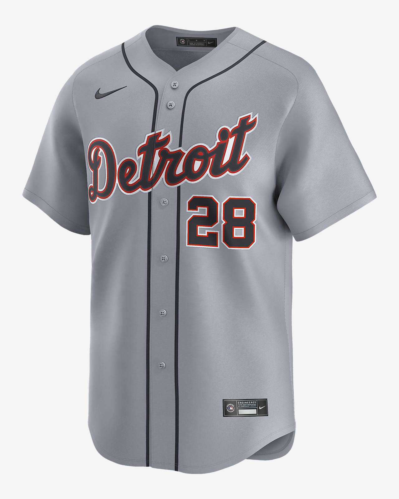 Jersey Nike Dri-FIT ADV de la MLB Limited para hombre Javier Báez Detroit Tigers