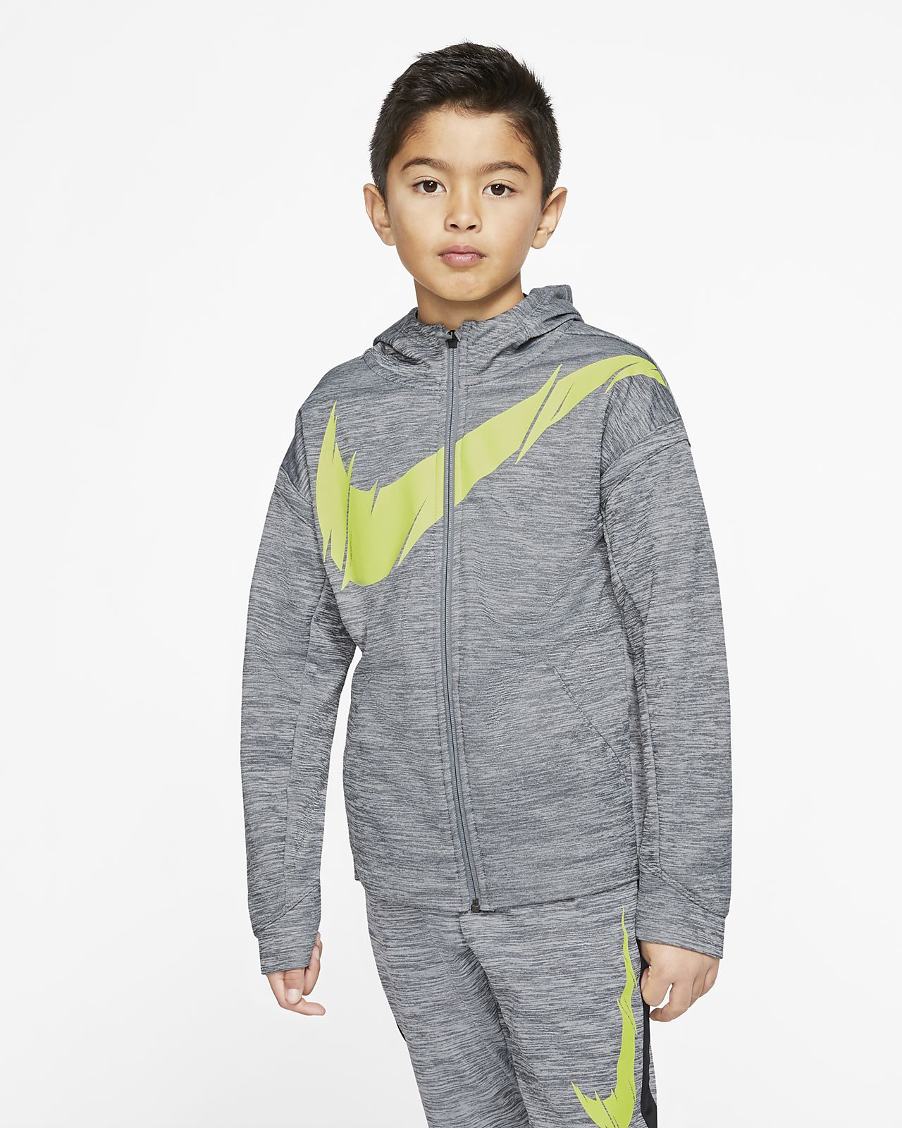 nike boys therma training hoodie