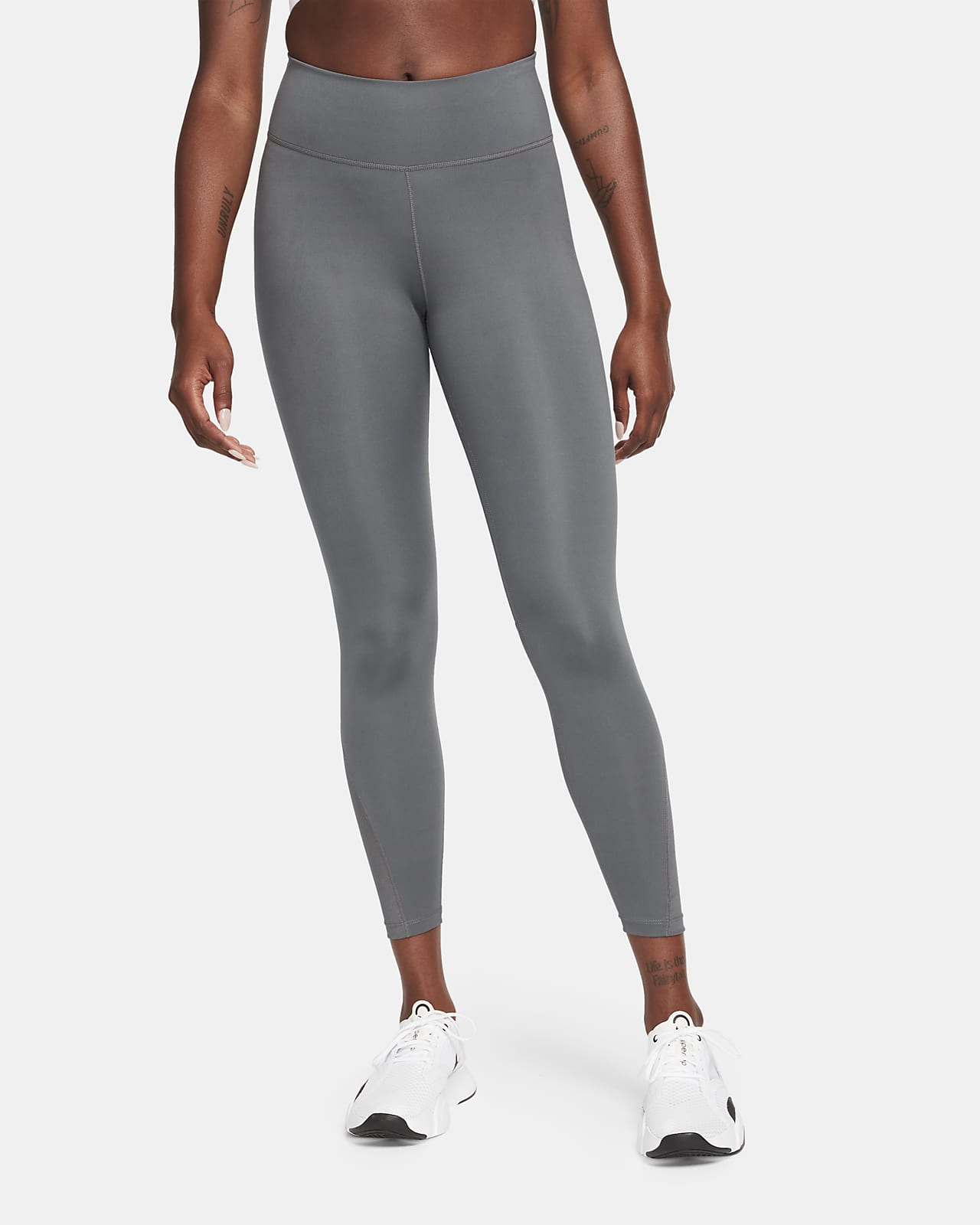 Nike One 7/8-legging met halfhoge taille voor dames