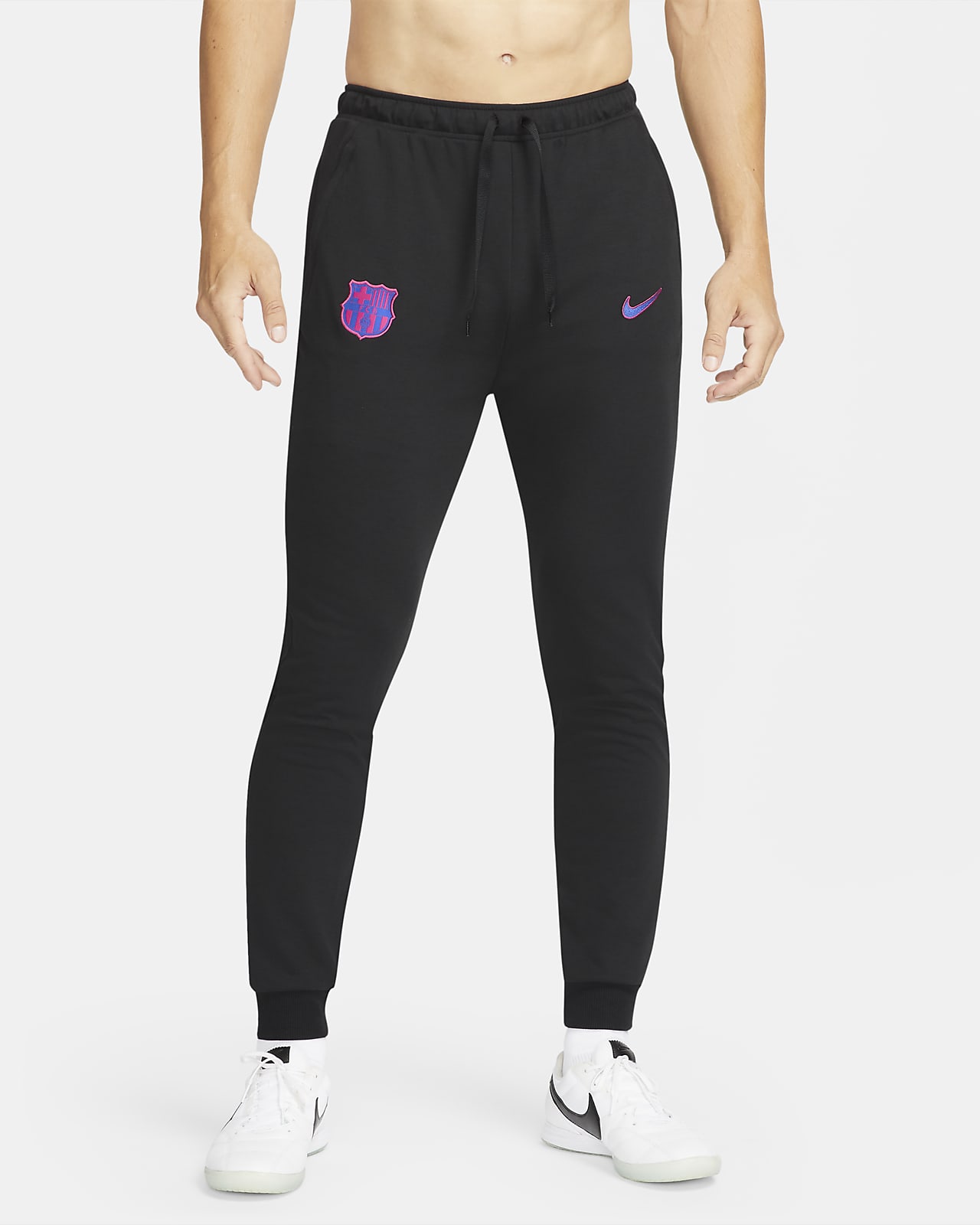 Pánské flísové fotbalové kalhoty Nike Dri-FIT FC Barcelona