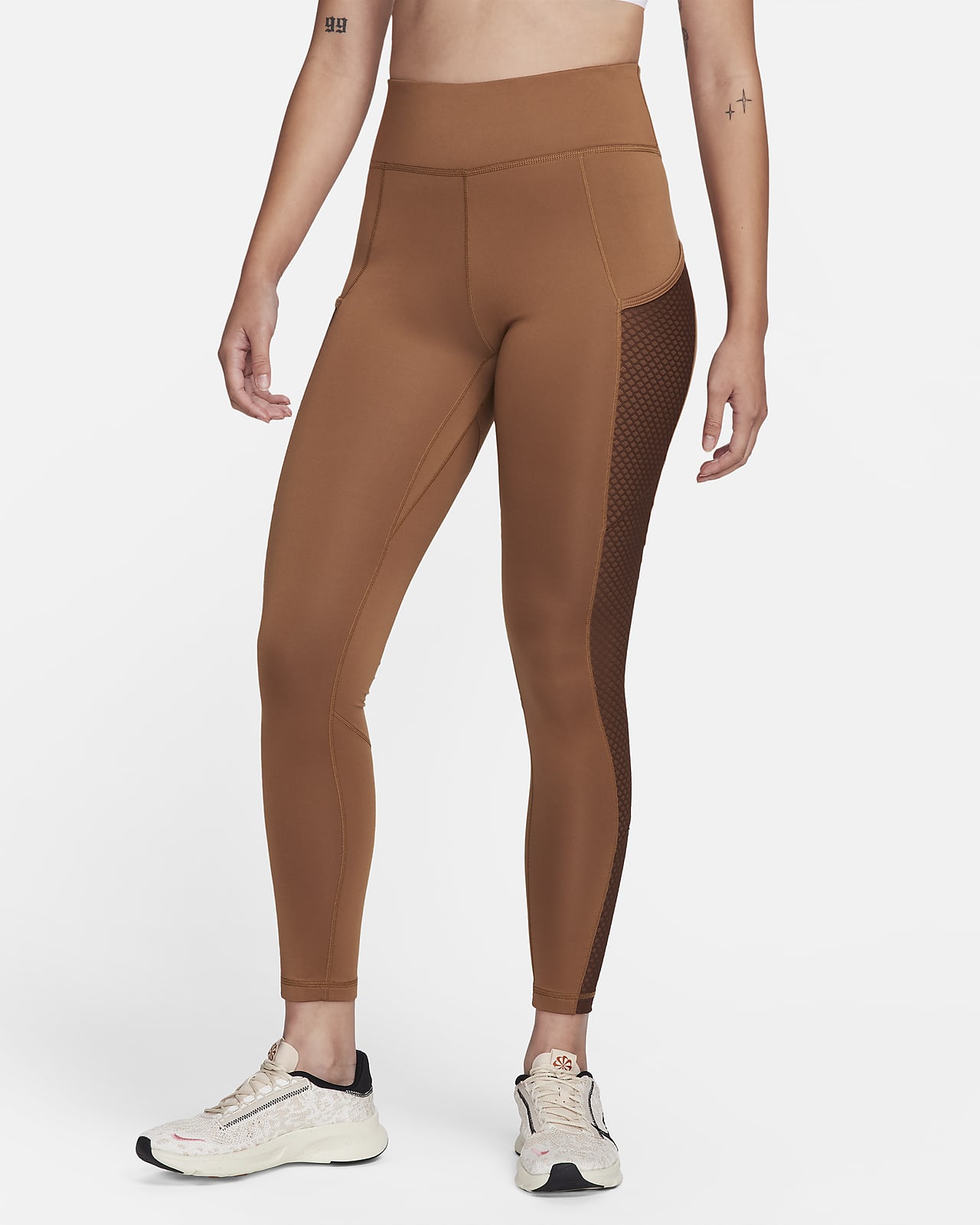 Nike Therma-FIT One Women's Mid-Rise Full-Length Training Leggings with Pockets