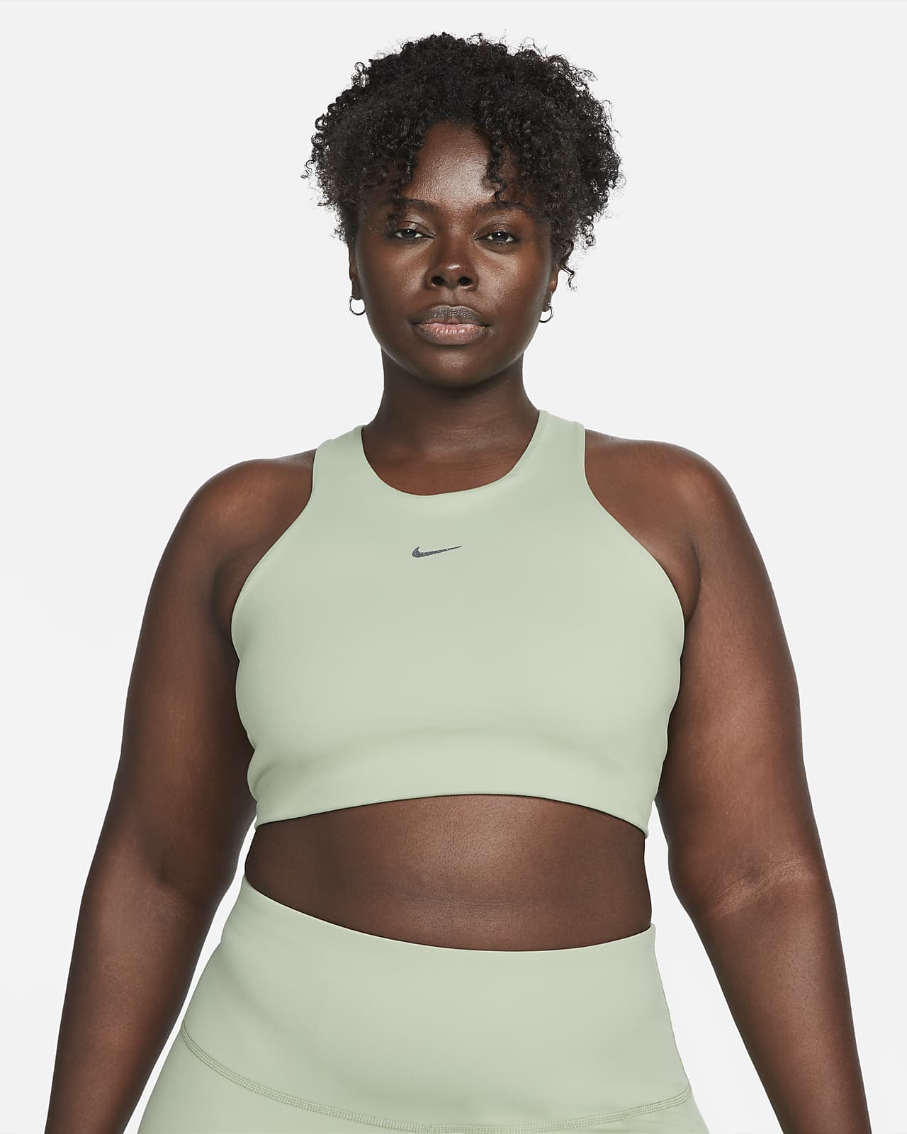 Nike Yoga Dri-FIT Alate Curve Women's Medium-Support Lightly Lined Sports Bra (Plus Size)