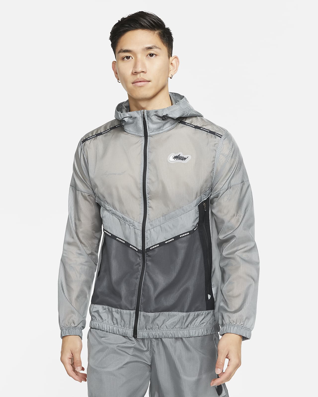 Nike Repel Wild Run Windrunner Men's Graphic Running Jacket