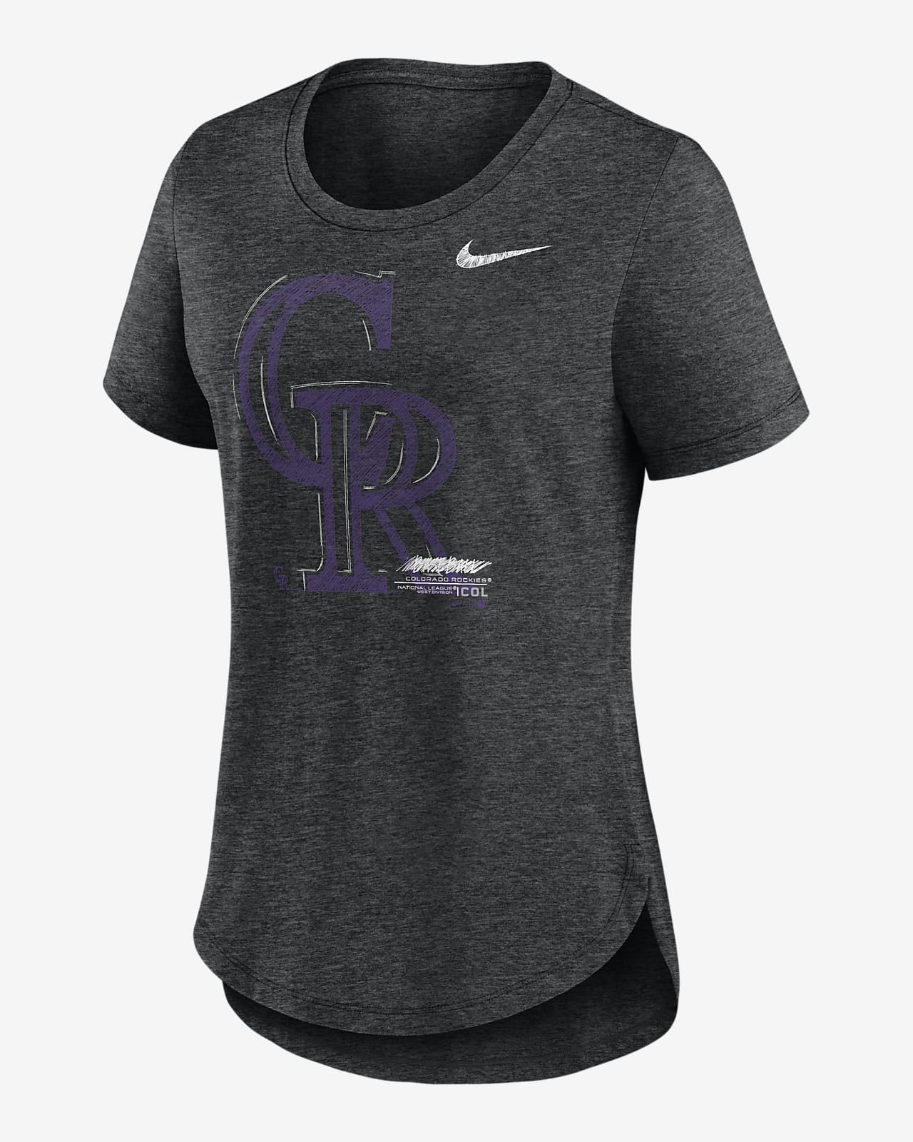 Nike Team Touch (MLB Colorado Rockies) Women's TShirt.