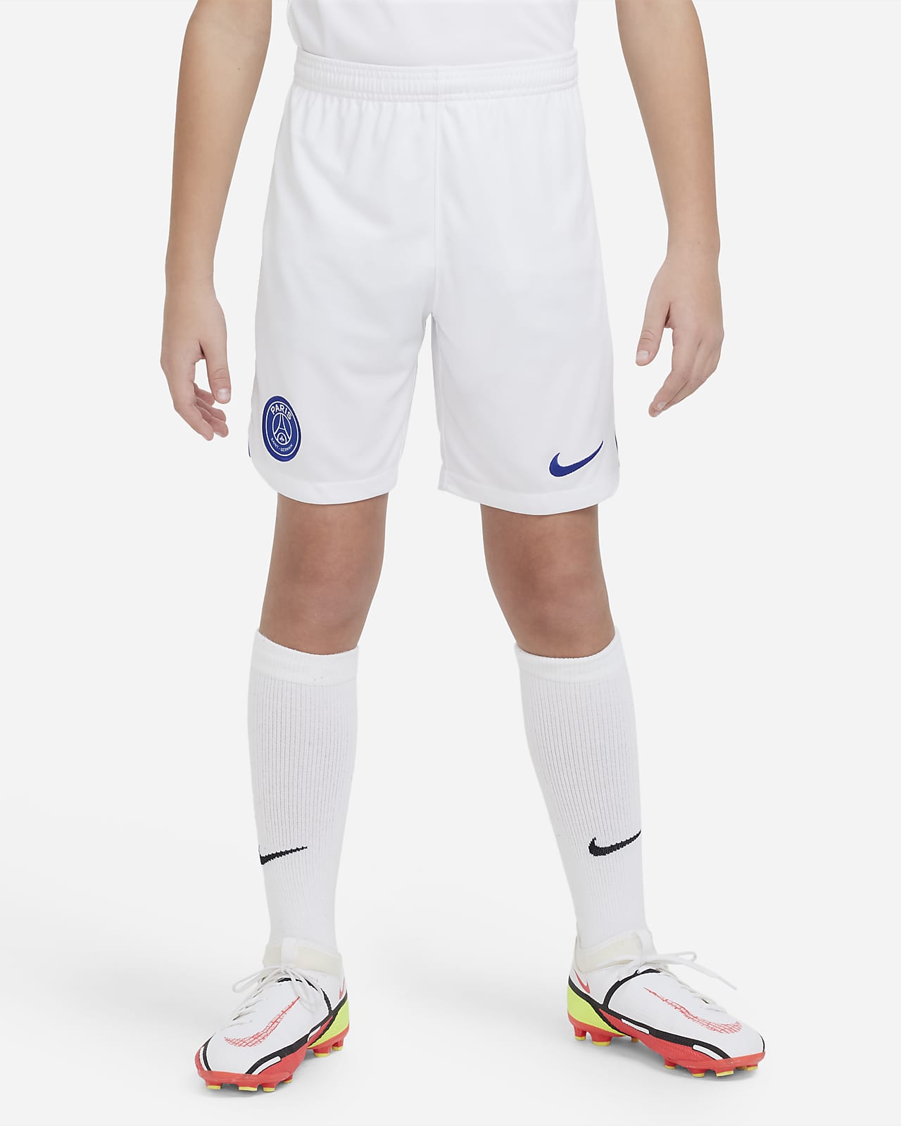 Shorts da calcio Nike Dri-FIT Paris Saint-Germain 2022/23 Stadium per ragazzi – Terza