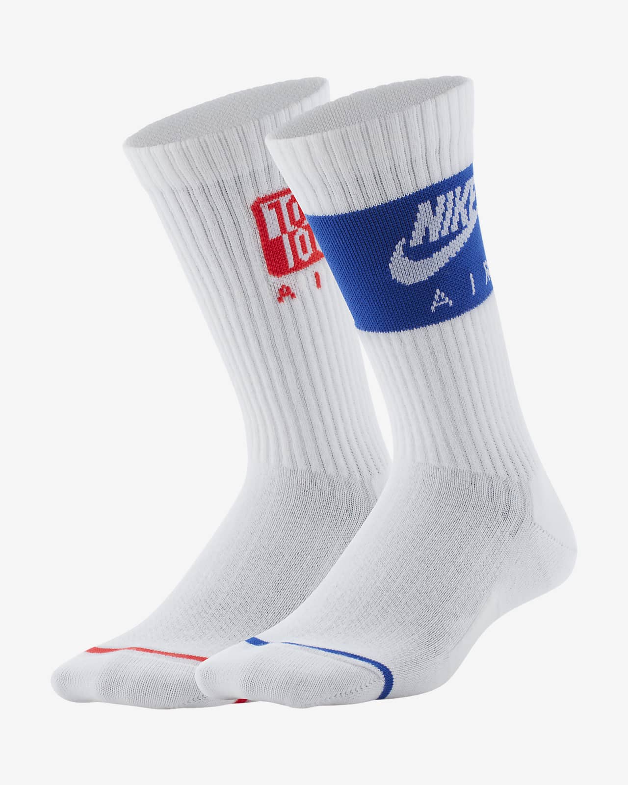 Nike Swoosh Lightweight Big Kids' Crew Socks (2 Pairs)