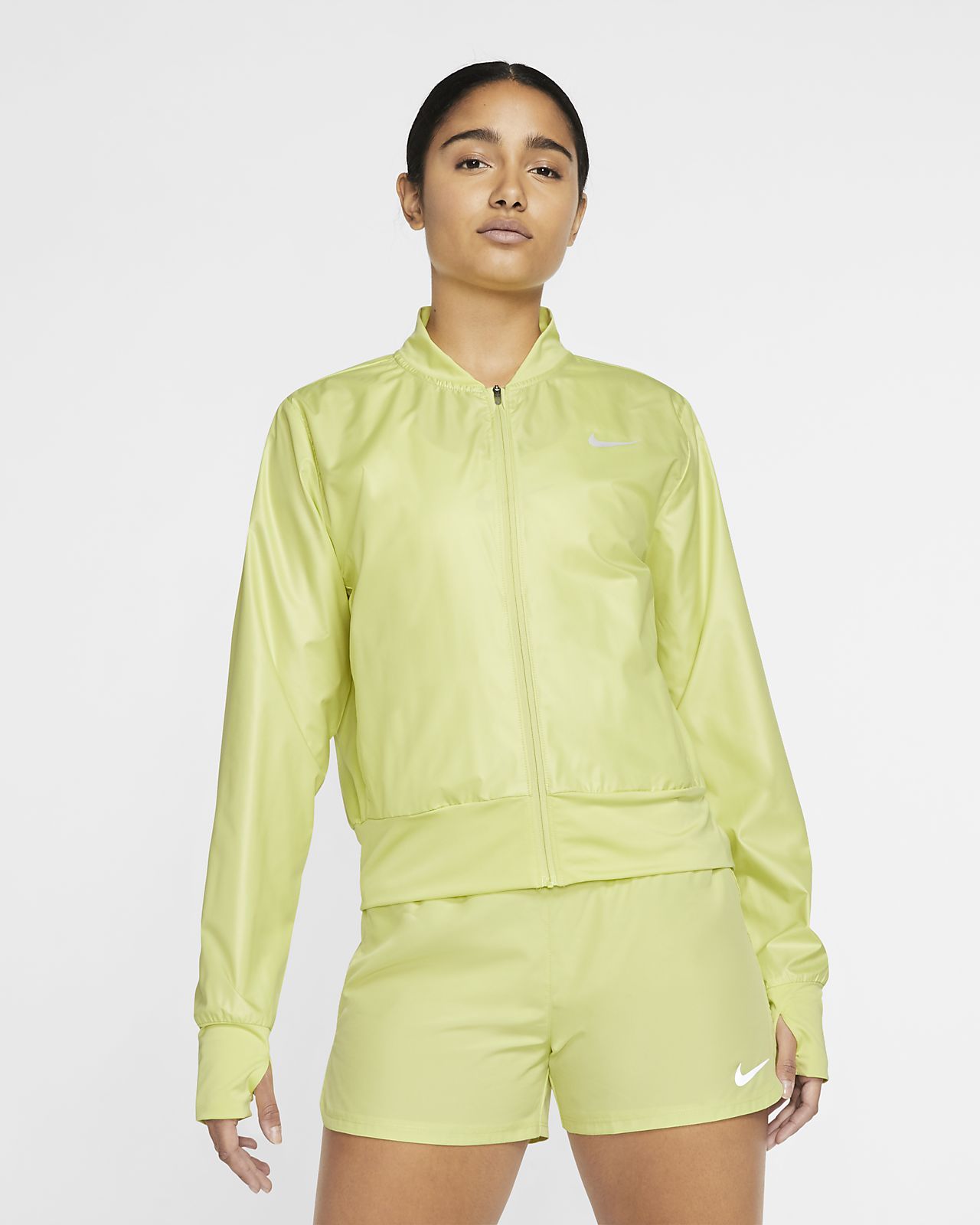 nike women's jacket with thumb holes