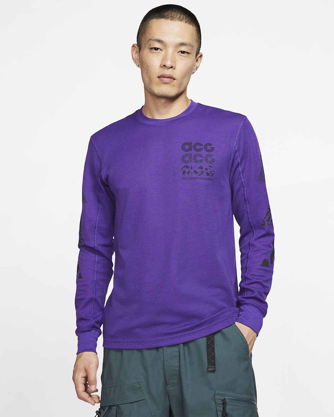 purple nike long sleeve