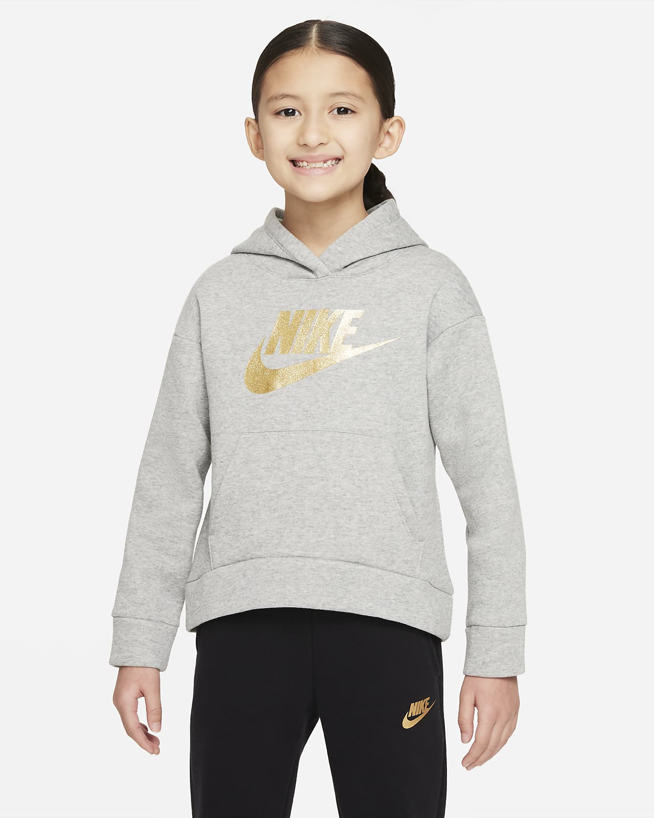 Μπλούζα με κουκούλα Nike για μικρά παιδιά