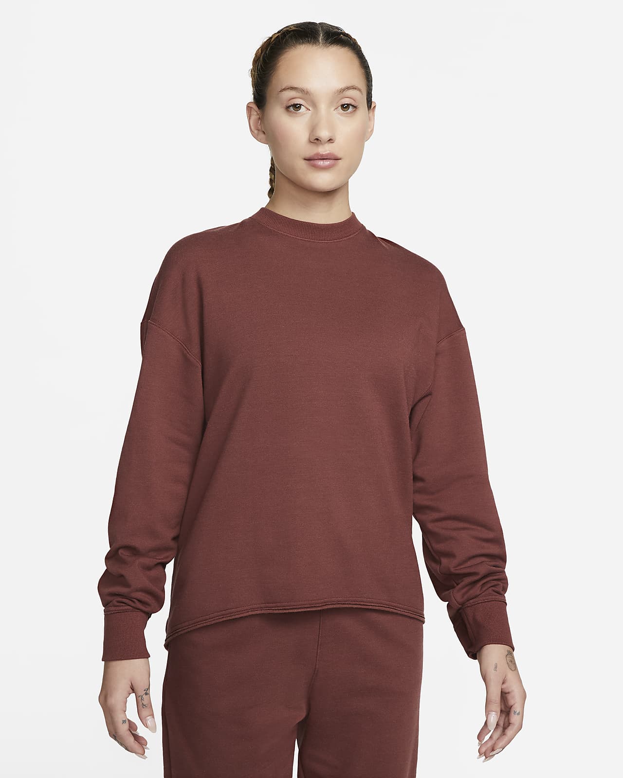 Nike Yoga Luxe Women's Fleece Crew Top
