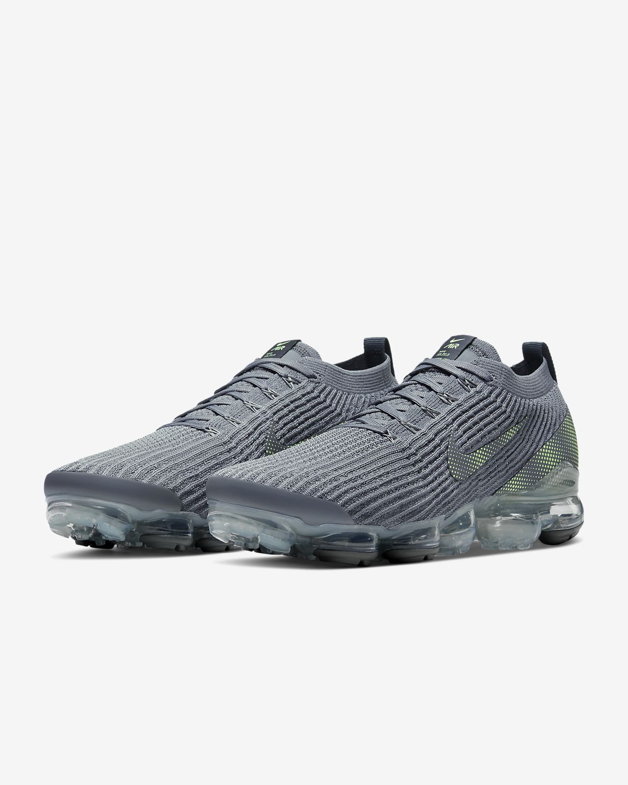 NIKE WMNS AIR VAPORMAX FLYKNIT 3 BLACK VOLT BLUE