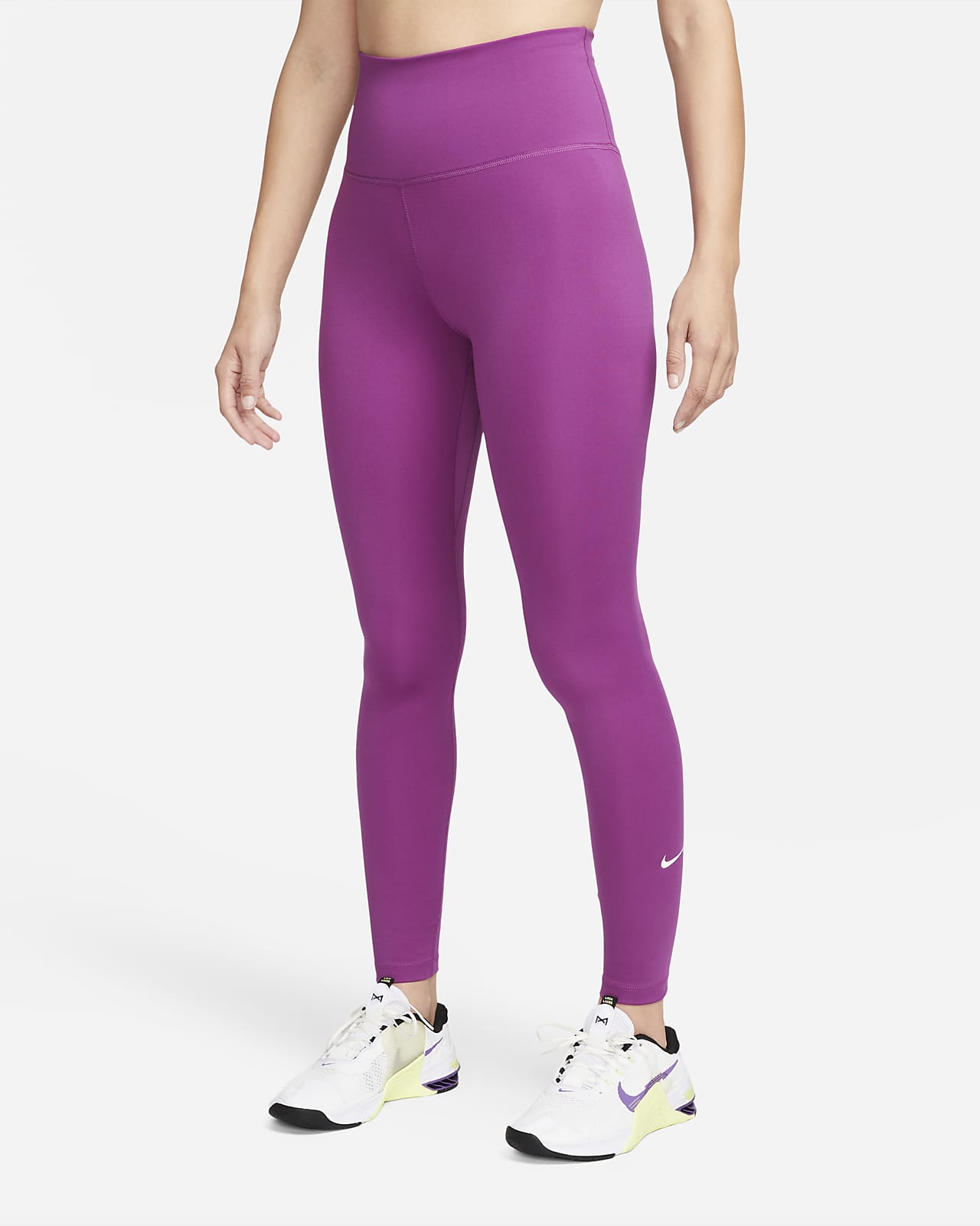 Højtaljede Nike One-leggings til kvinder