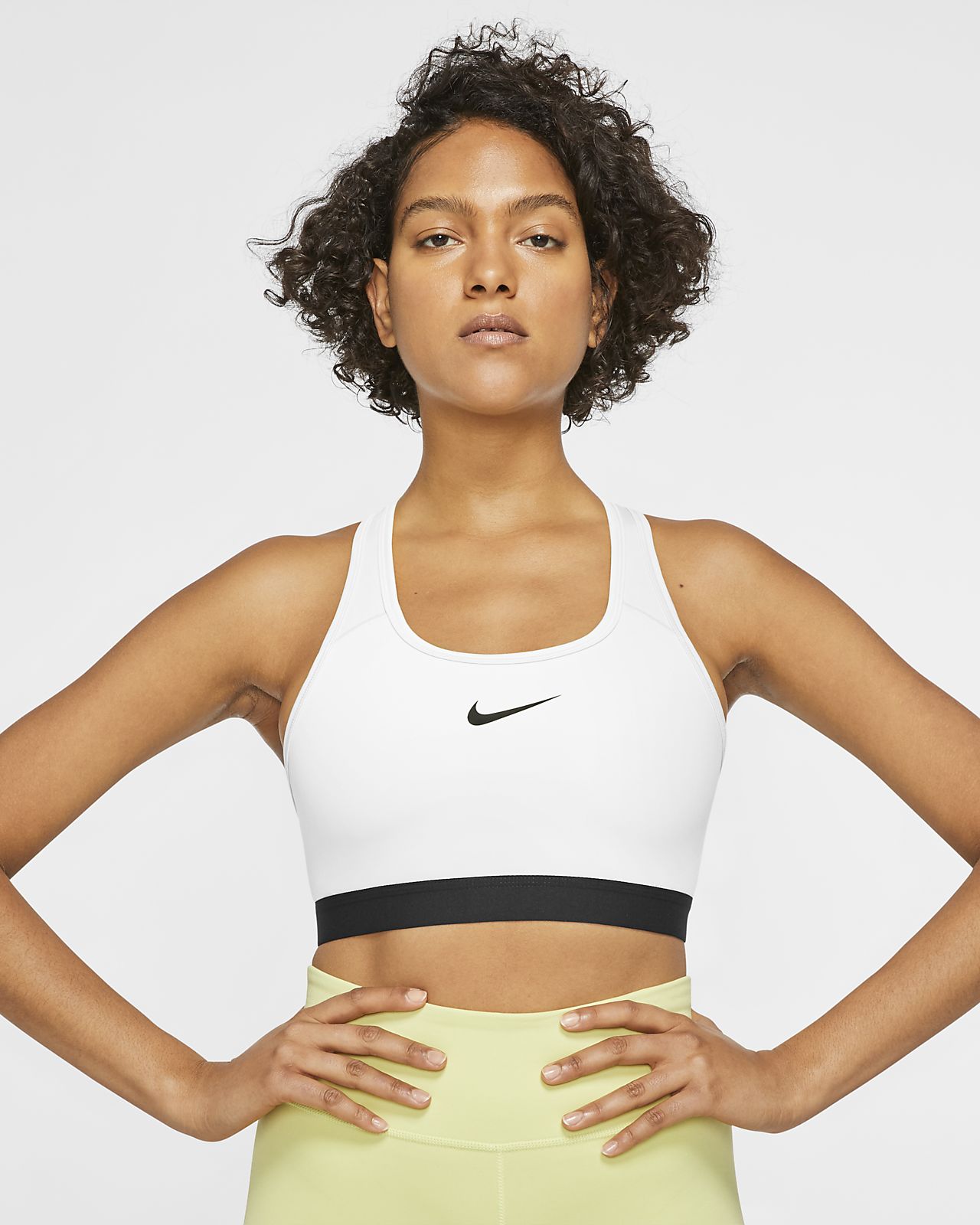 tan nike sports bra