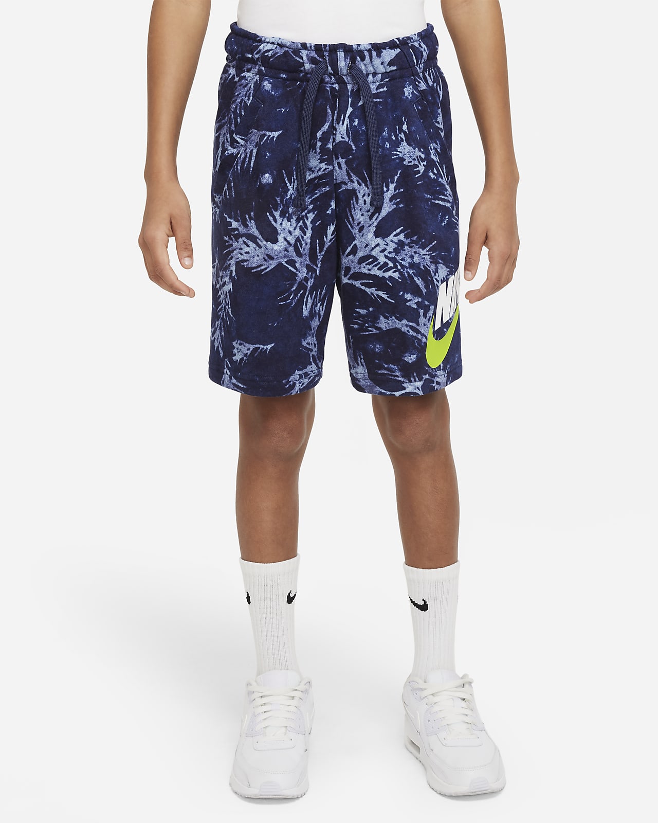 Nike Sportswear Pantalón corto de tejido French terry con estampado - Niño