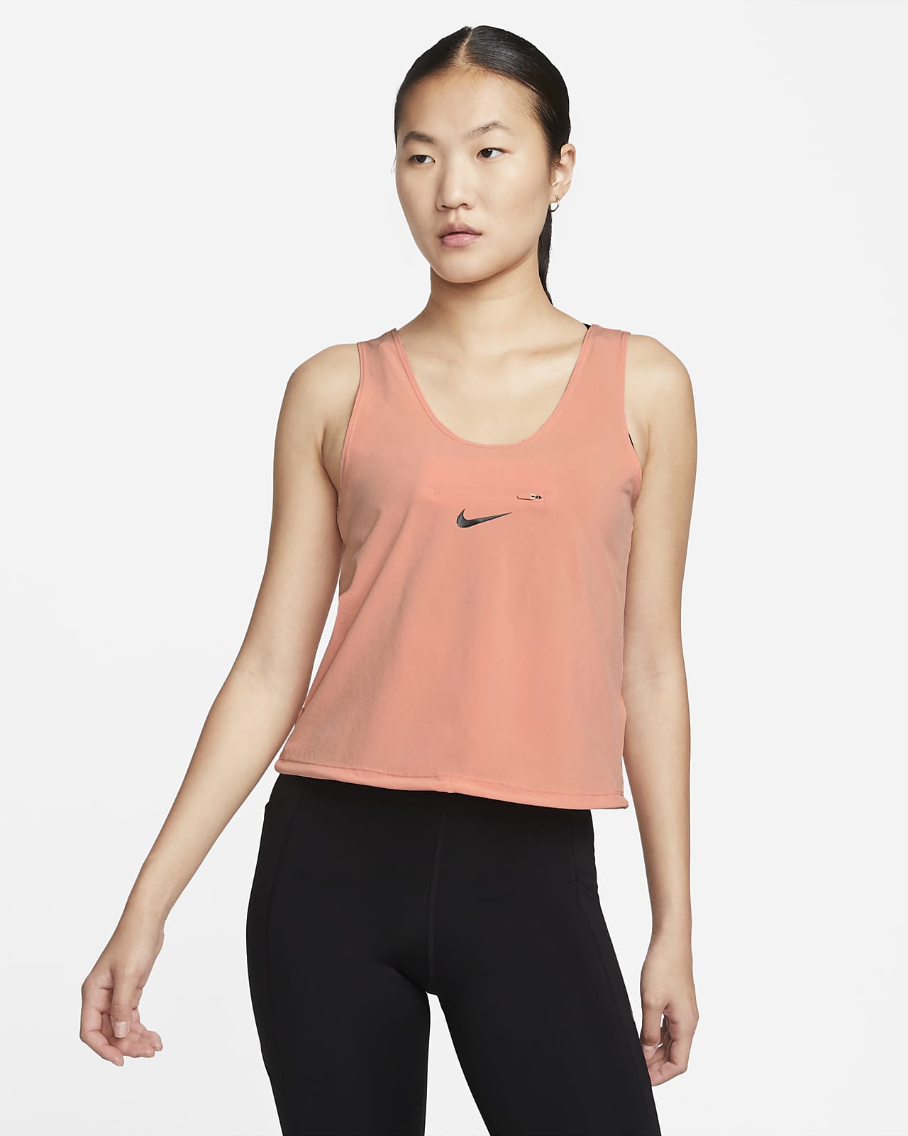 เสื้อกล้ามวิ่งปรับได้ผู้หญิง Nike Dri-FIT Run Division