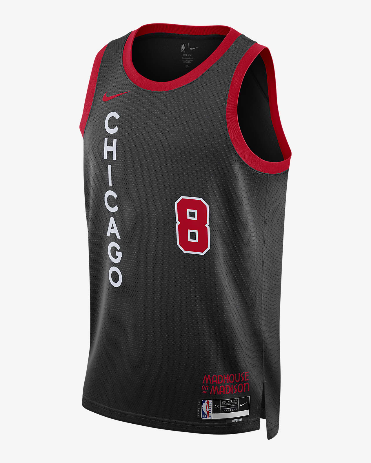 Maillot Nike Dri-FIT NBA Swingman Zach Lavine Chicago Bulls City Edition 2023/2024 pour homme