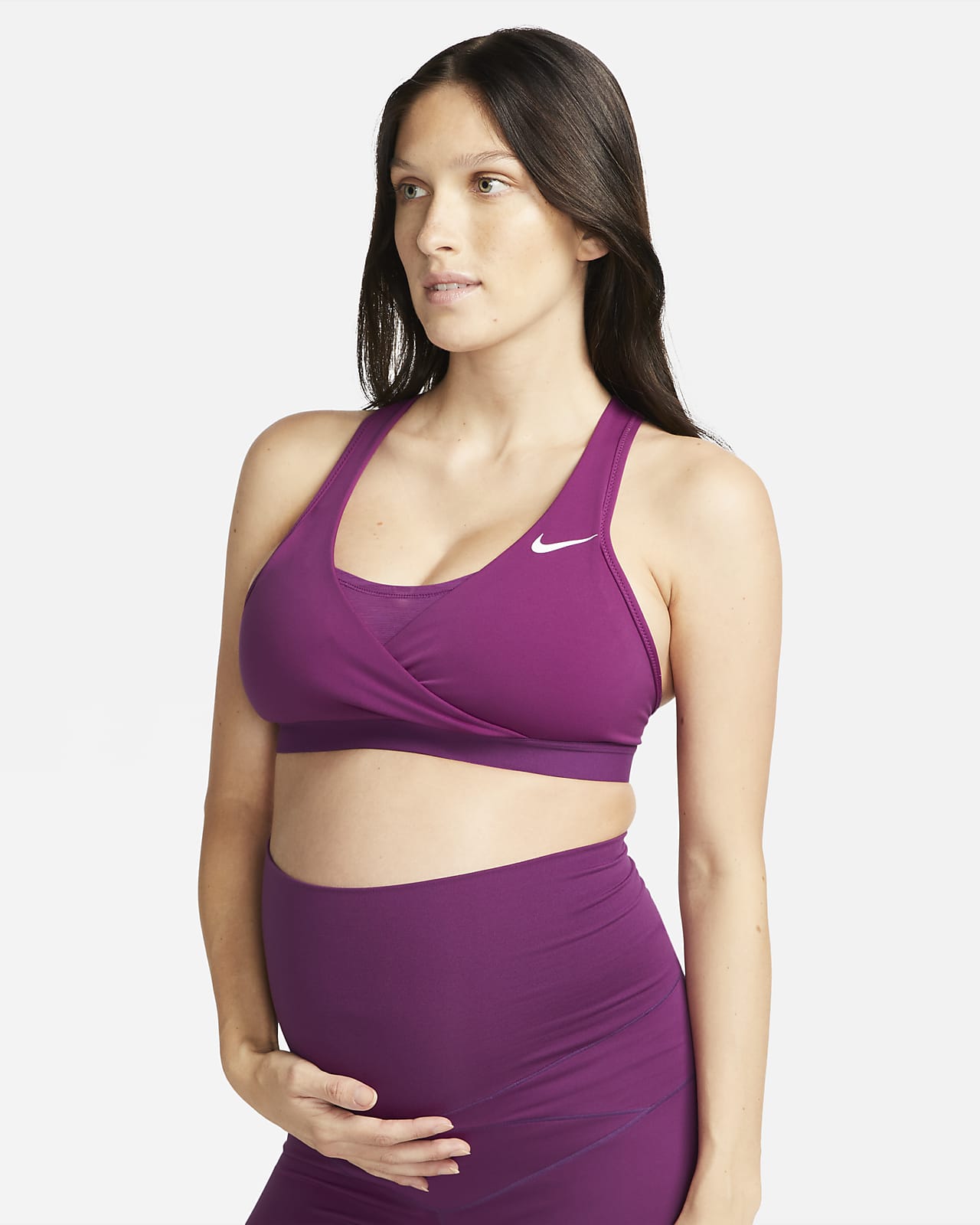Nike Swoosh (M)-sports-bh med indlæg og medium støtte til kvinder (Maternity)