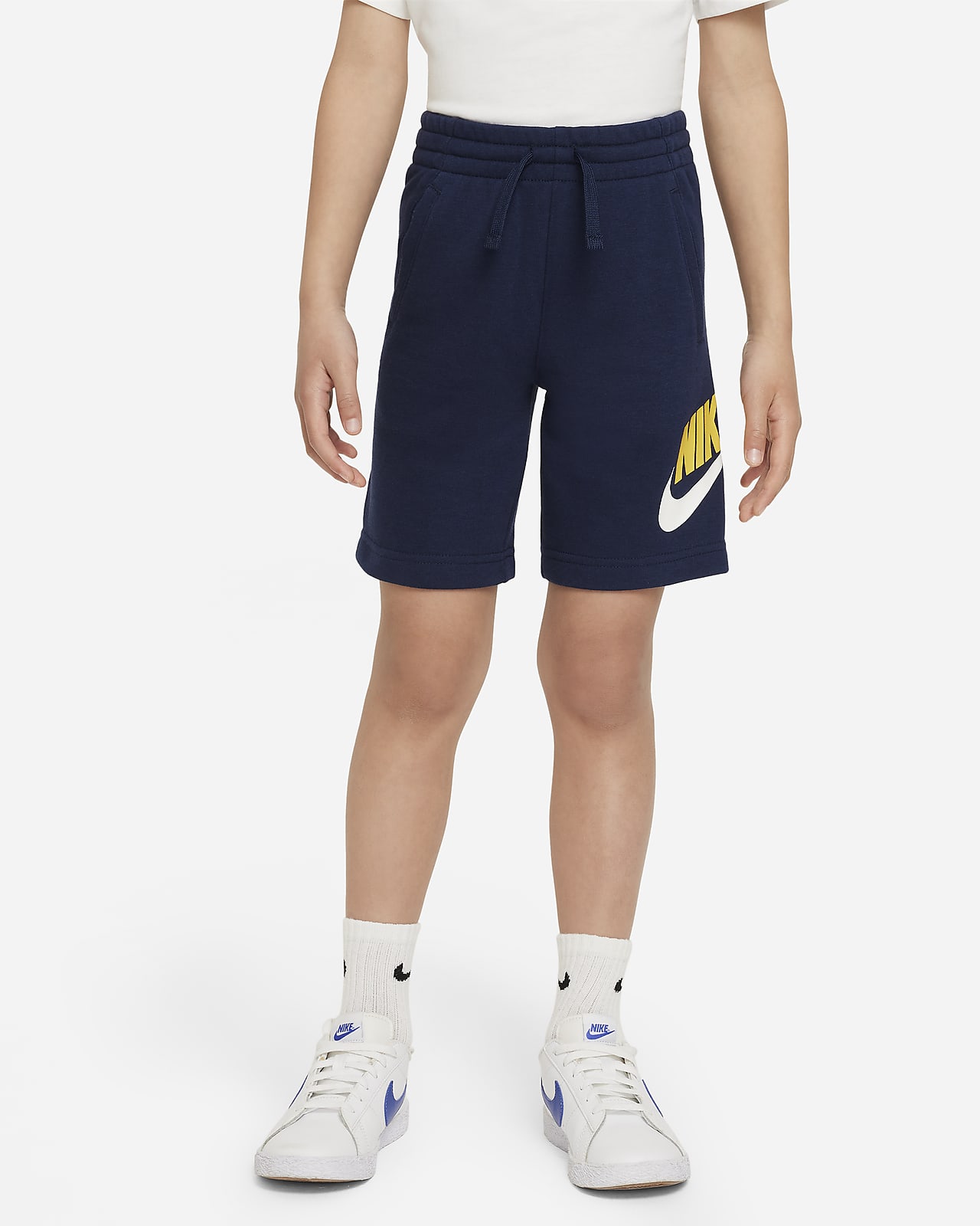 Shorts de French Terry para niños talla pequeña Nike Sportswear Club