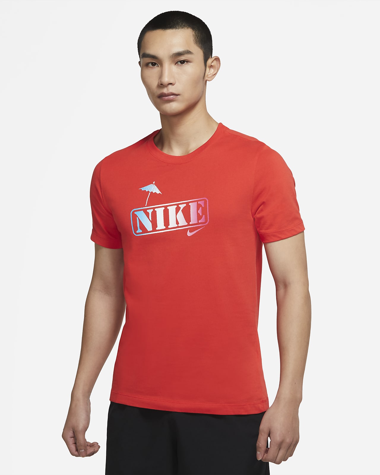 เสื้อยืดเทรนนิ่งผู้ชาย Nike Dri-FIT